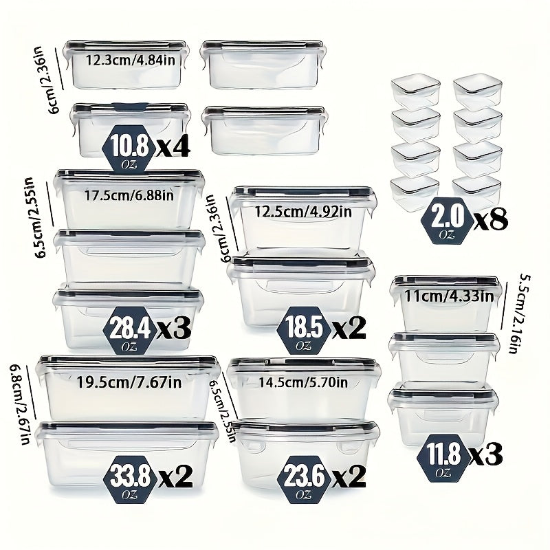 48-Piece BPA-Free Food Storage Container Set