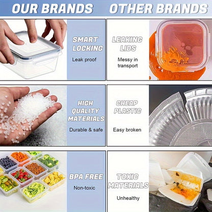 48-Piece BPA-Free Food Storage Container Set