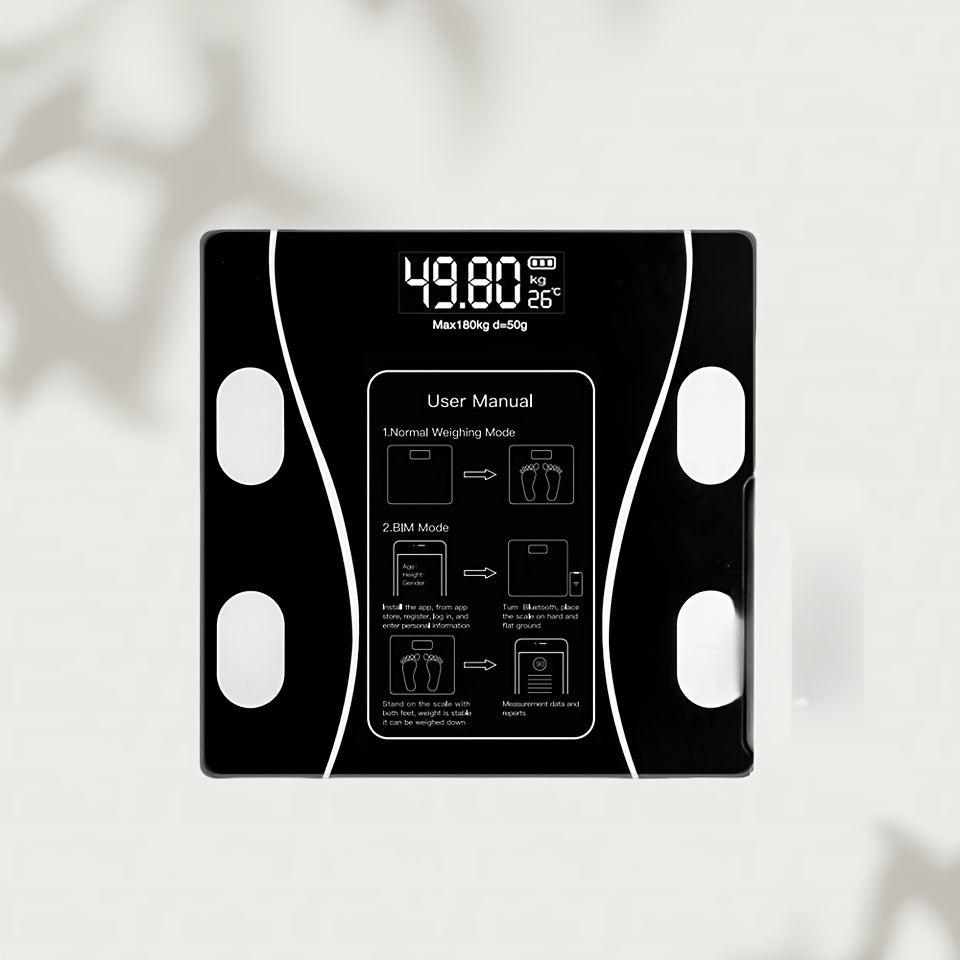 LED Smart Scale – Multi-User, 12 Key Metrics, Family-Friendly