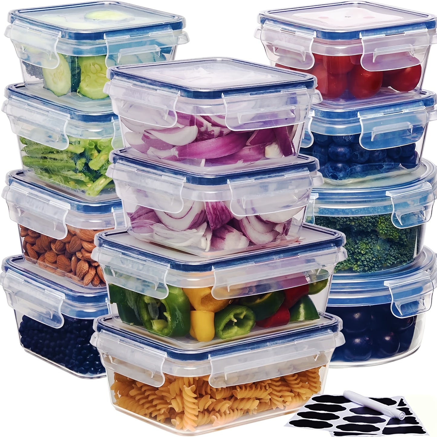 48-Piece BPA-Free Food Storage Container Set